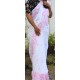 White garden Pink embroidered saree